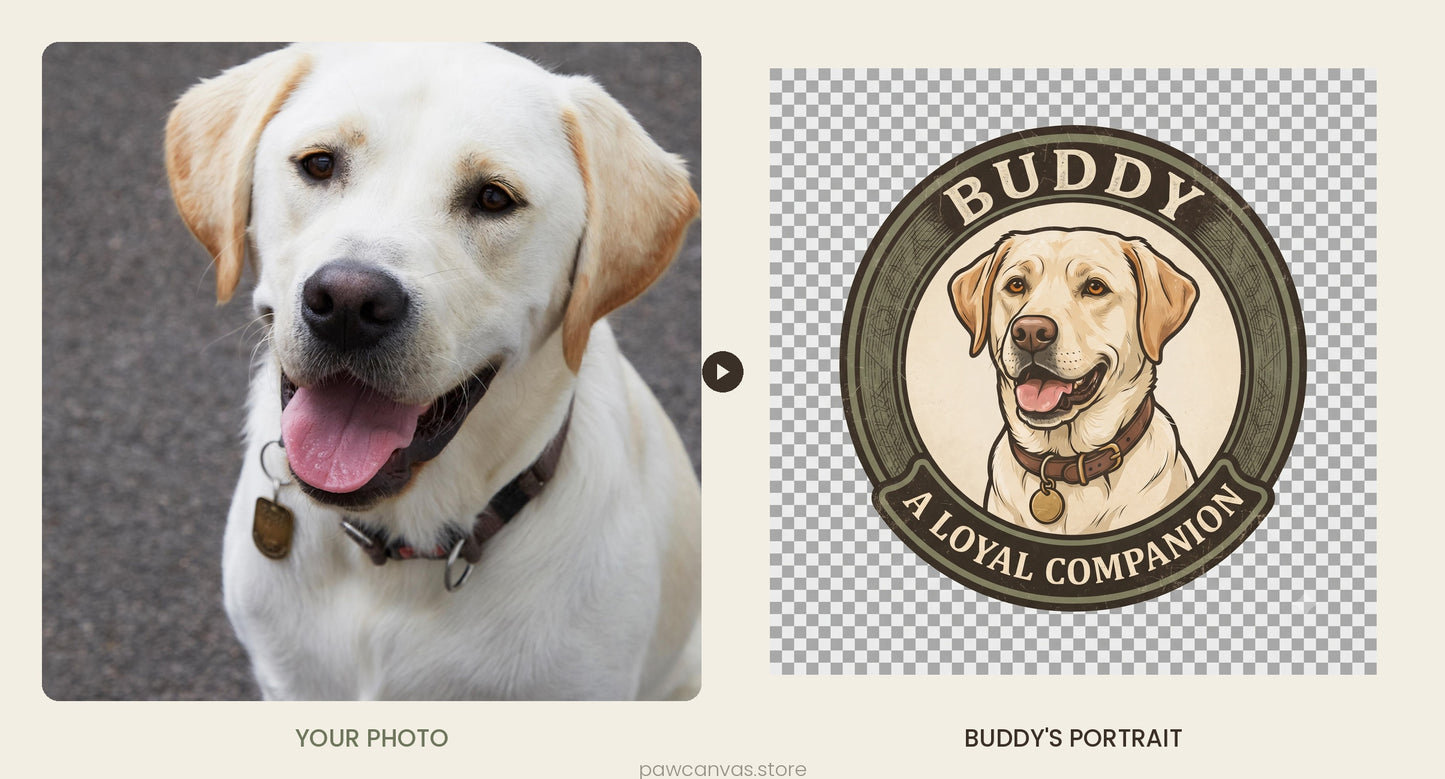 Your Dog, Custom Illustrated